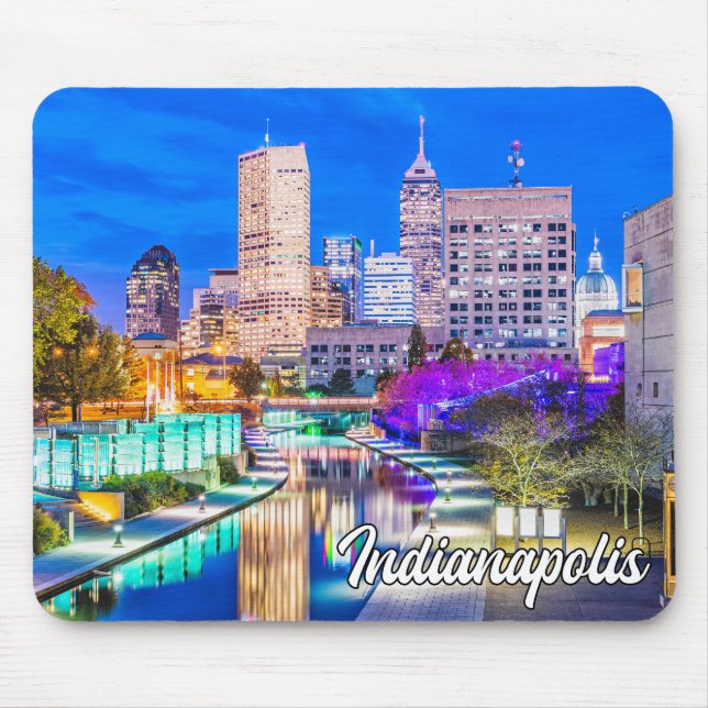 Hej från vackra Indianapolis, Indiana, Förenta sta Musmatta (Framsidan)
