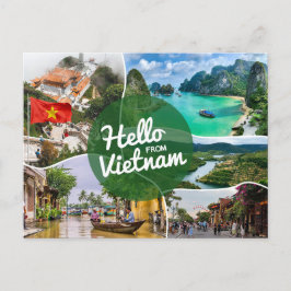 Hej från Vietnam Vykort