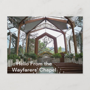 Hej från Wayfarers' Chapel Postcard Vykort