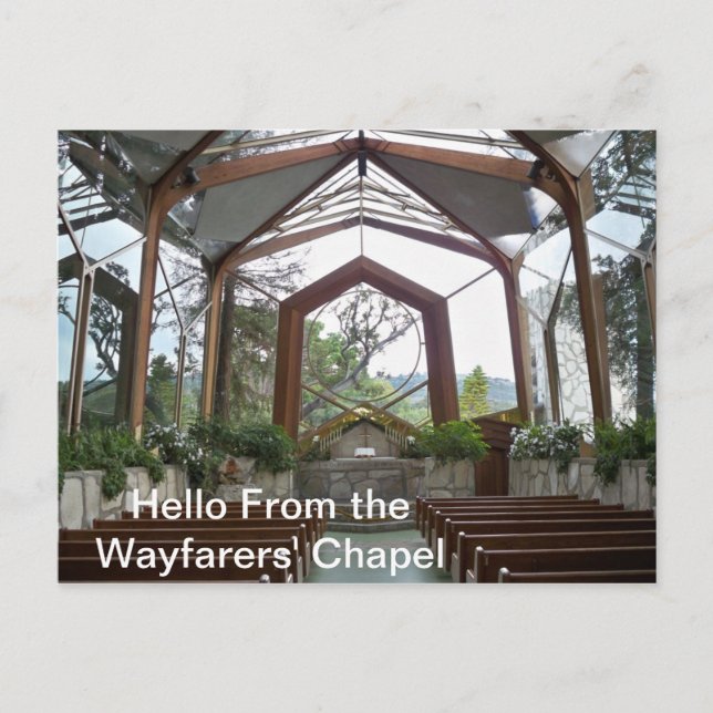 Hej från Wayfarers' Chapel Postcard Vykort (Framsida)