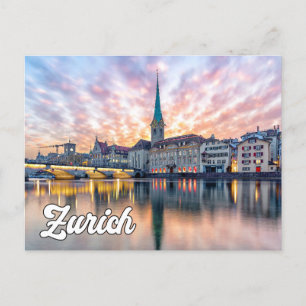 Hej från Zürich, Schweiz Vykort