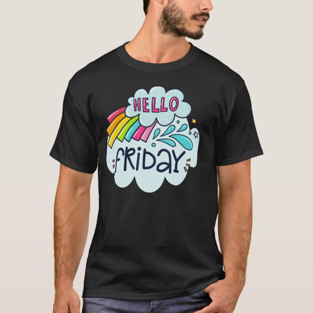 HEJ FREDAG T SHIRT (Framsida)