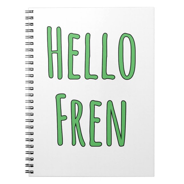 Hej Fren Anteckningsbok (Framsidan)