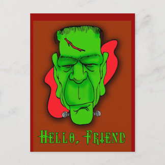 Hej Friend Anpassningsbar Halloween-inbjudningar Inbjudan Vykort