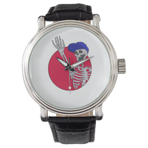 Hej Friends Coola och Funny Skeleton Armbandsur