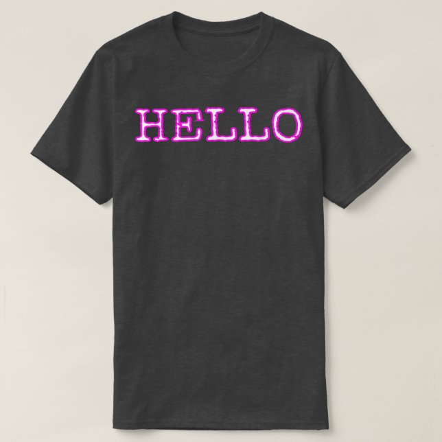 Hej Funny Tee Klass Back to school T-Shirt (Design framsida)