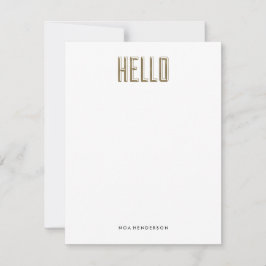 Hej Gem Personal Stationery Inbjudningar