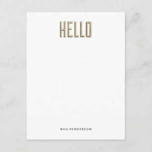 Hej Gem Personal Stationery Inbjudningar