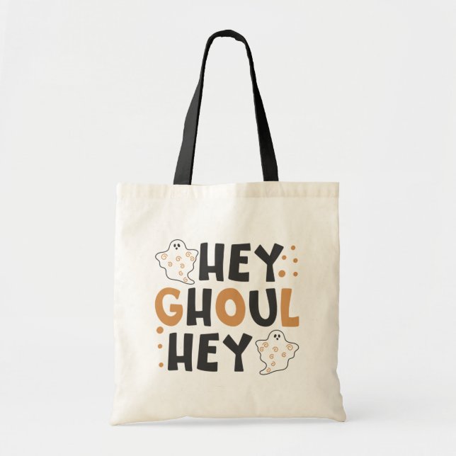 Hej Ghoul Hej Tote Bag Tygkasse (Framsidan)