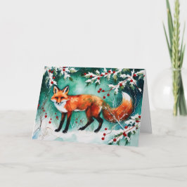 Hej, God jul Fox Helgkort