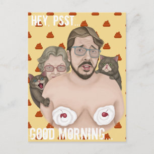 Hej, God Morgon Vykort