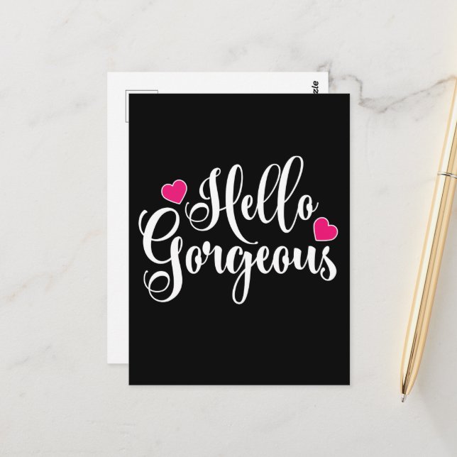 Hej Gorgant vykort (Fram/Back In Situ)