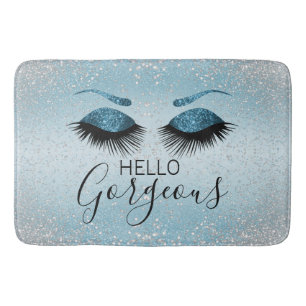 Hej Gorgous - Glamourous Eyelash - Blue Badrumsmatta