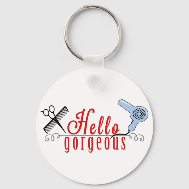 Hej Gorgous Nyckelring (Framsida)