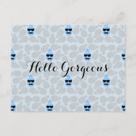 "Hej Gorgous" vykort för ananas