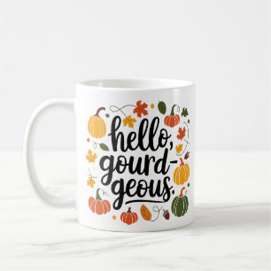 Hej gourdgeous, hej fall kaffemugg