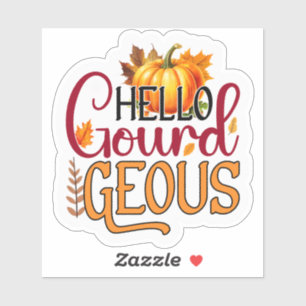 Hej, Gourdgeous! Klistermärken
