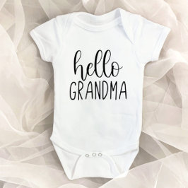 Hej Grandma Gravid Announcement Grandmor T Shirt