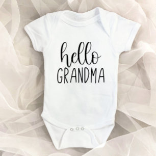 Hej Grandma Gravid Announcement Grandmor T Shirt