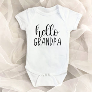 Hej Grandpa Gravid Announcement Grandfather T Shirt
