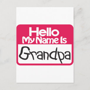 Hej Grandpa Vykort