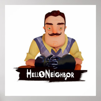 Hej granne poster