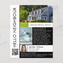 Hej granne Real Gods Marknadsföring Flygblad