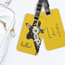 Hej! - Gul Funky Cool Giraff