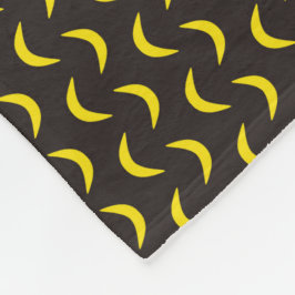 Hej Gult Måne - sömlös Halloween mönster. Fleecefilt