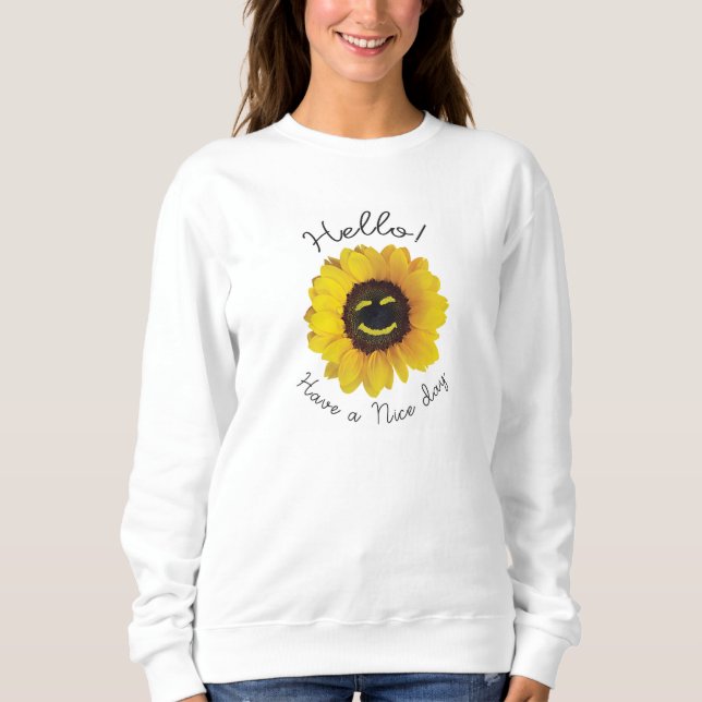 Hej! Ha en trevlig dag T Shirt (Framsida)