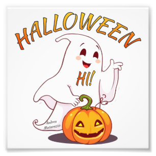 Hej! Halloween Fototryck