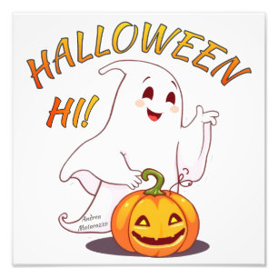 Hej! Halloween Fototryck