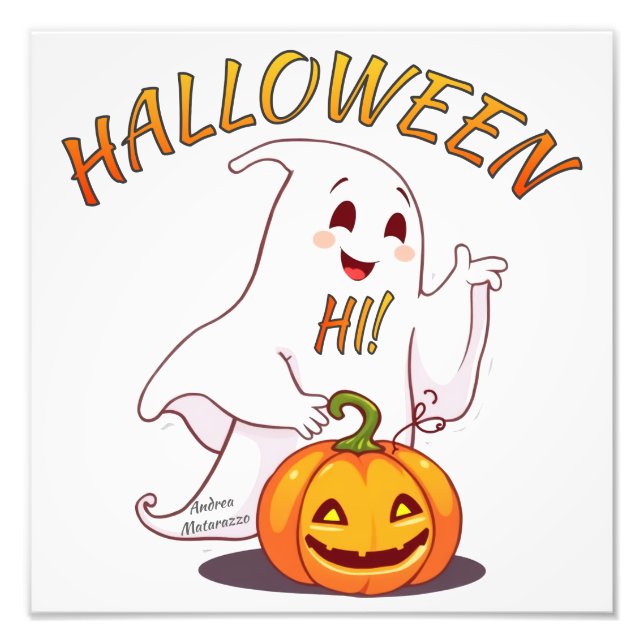 Hej! Halloween Fototryck (Framsidan)