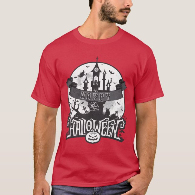 Hej Halloween Halloween fest T Shirt (Framsida)