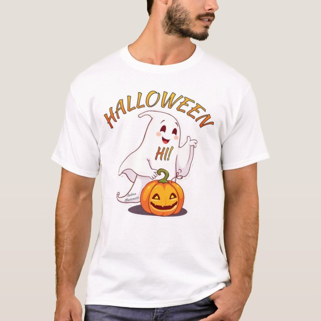 Hej! Halloween T Shirt (Framsida)