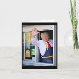Hej, hämta din burger Donald Trump Cooks Fries Wor Kort