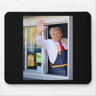 Hej, hämta din burger Donald Trump Cooks Fries Wor Musmatta