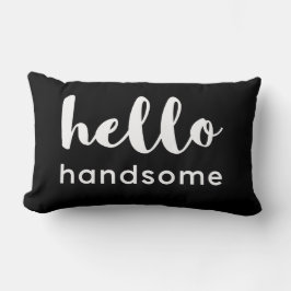 Hej Handsome Reversible Black White-design Lumbarkudde
