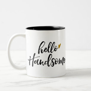 Hej-handtag Två-Tonad Mugg