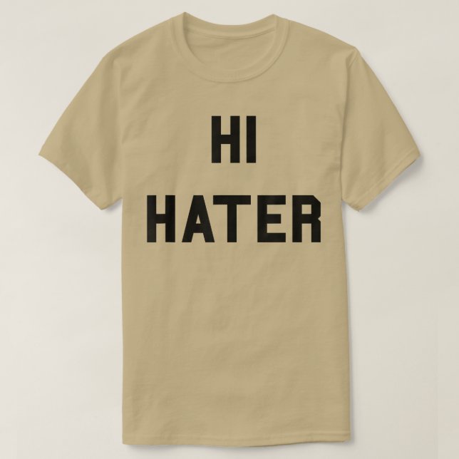 Hej Hater Adjö    HaterFunny Haters Meme  T Shirt (Design framsida)