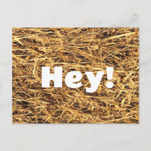 Hej! Hay-vykort Vykort