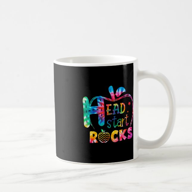 Hej Head Start Sten Tie Dye Back to school Teach Kaffemugg (Höger)