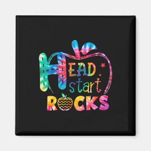Hej Head Start Sten Tie Dye Back to school Teach Magnet