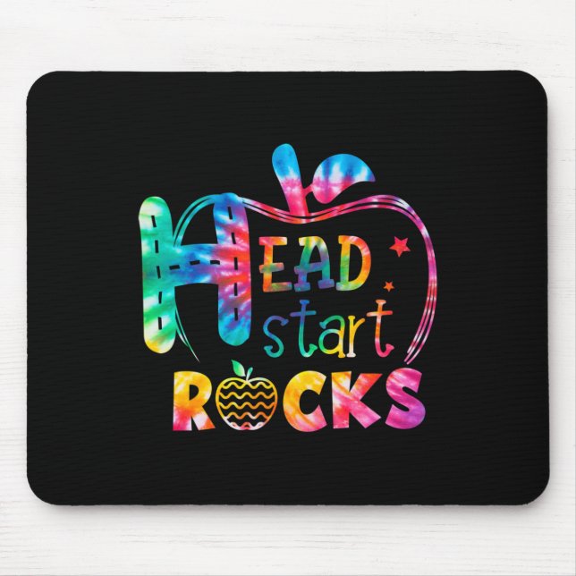 Hej Head Start Sten Tie Dye Back to school Teach Musmatta (Framsidan)