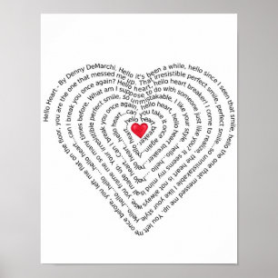 Hej Heart Sång Lyrics by Denny DeMarchi Poster
