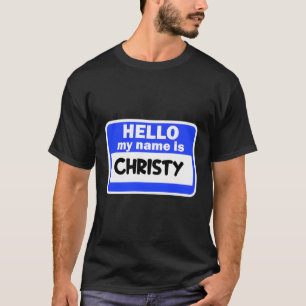 Hej Hej Min Namn är stolt över Nametag Introduktio T Shirt