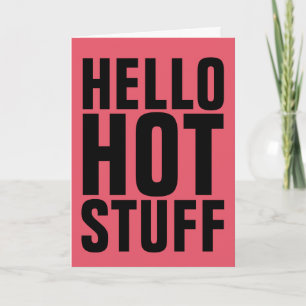 HEJ HETT SAKER GREETING CARDS KORT