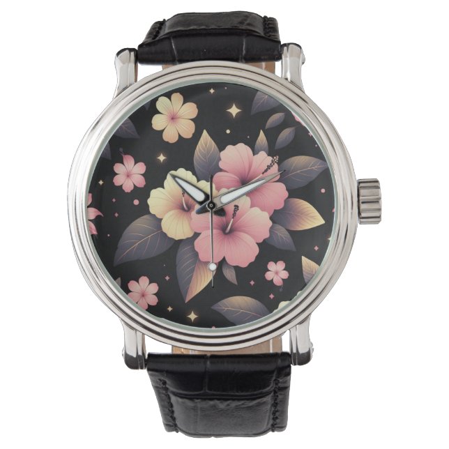 Hej Hibiskus Armbandsur (Framsida)