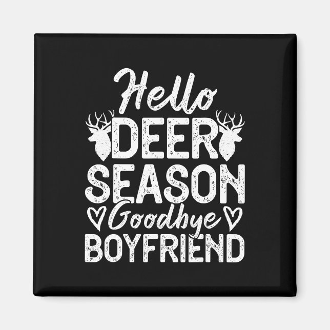 Hej Hjort Season Adjö Boykompis Magnet (Framsidan)