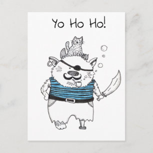 Hej, Ho! / Funny Monster Pirat Vykort